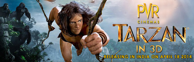 Tarzan 3D Movie releasing in India on April 18, 2014